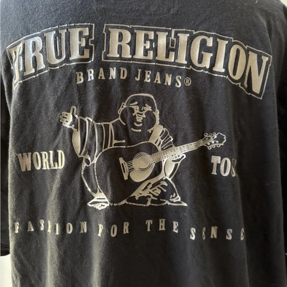 True Religion Navy Blue Short Sleeve Tee XL